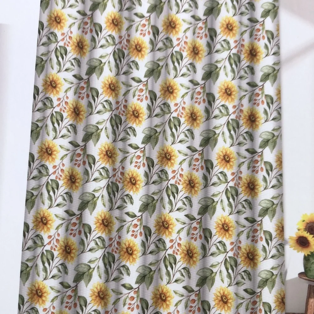 Sunflower Water Resistant Shower Curtain